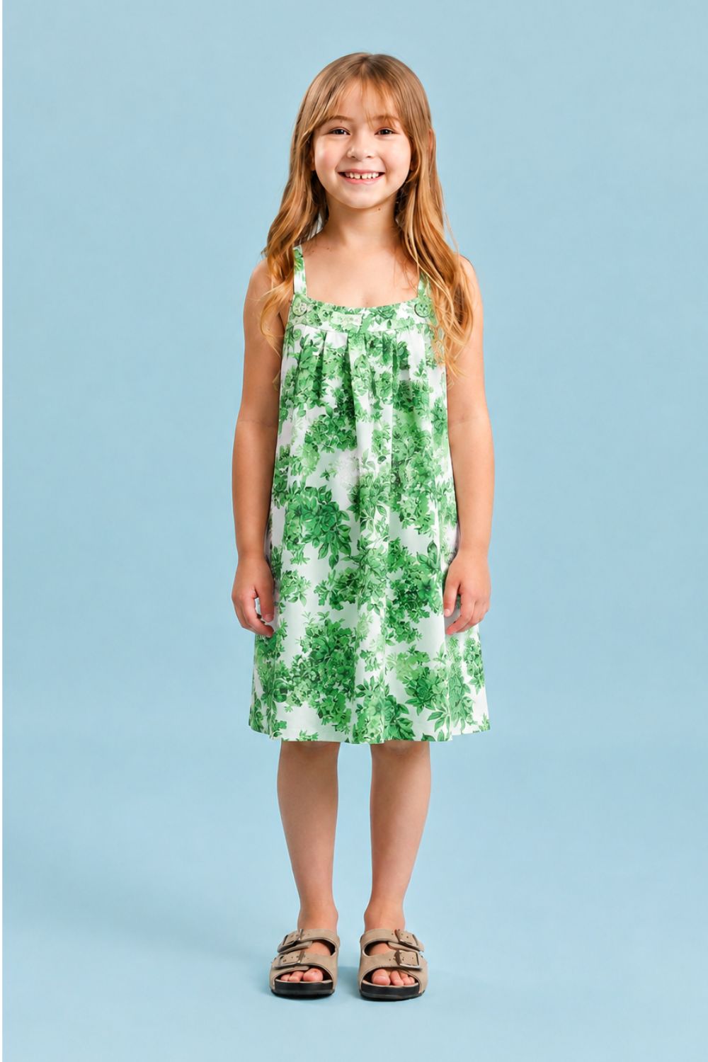 Vestido Infantil Menina Frescor Verde